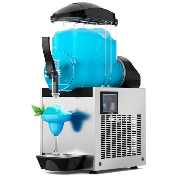 Máquina de Raspadinha de Margarita Comercial de 15 Litros, 650W 110V, Autolimpante, Mojgar - Ideal para Coquetéis, Sucos e Café