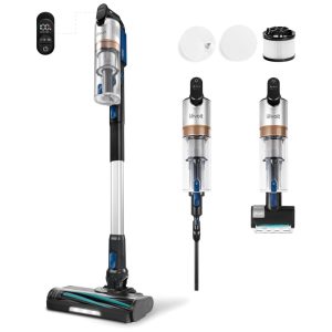 Aspirador de Pó Sem Fio LEVOIT com Filtro HEPA Design Antienrosco Autonomia de 60 Min Sucção Poderosa Leve Escova Motorizada Mini para Carpete