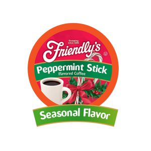 Cápsulas de Café de Peppermint Stick 40u Keurig K Cup FRIENDLYS FD PS40 Marrom
