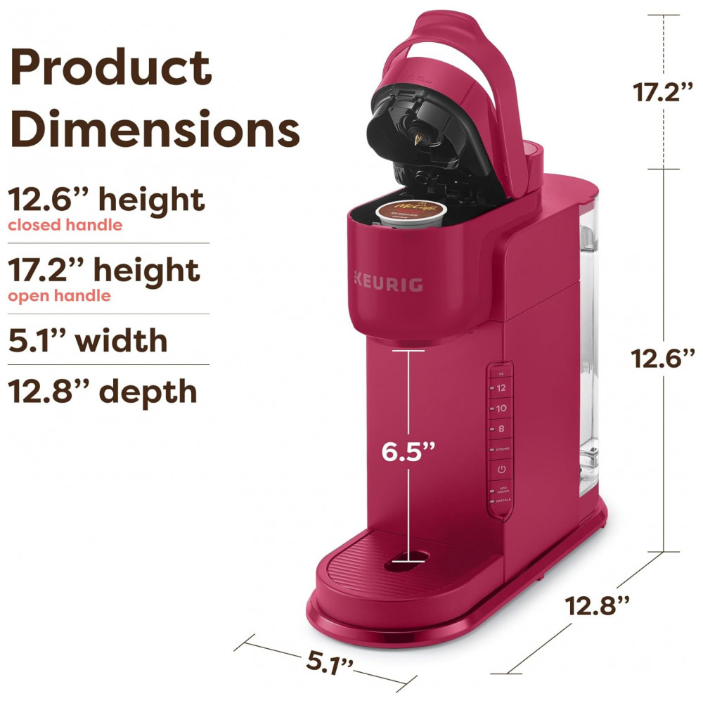 Cafeteira Keurig KExpress Single Serve KCup Pod, 3 Tamanhos de Preparo, Botão Strong, Reservatório Removível - Imagem 7