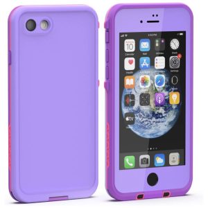 Capa Celular Prova Dágua IP68 8 DIVERBOX iPhone SE 2020 8 Lilás