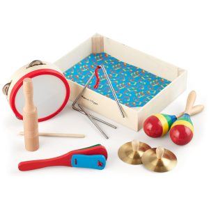 Kit de 10 Instrumentos Musicais Infantis para Crianças Acima de 3 Anos Melissa & Doug