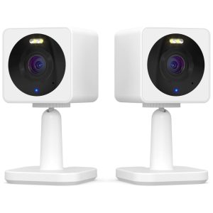 Câmera de Segurança Interna 1080p HD WIFI com Visão Noturna e Áudio Bidirecional 2UN WYZE Branca