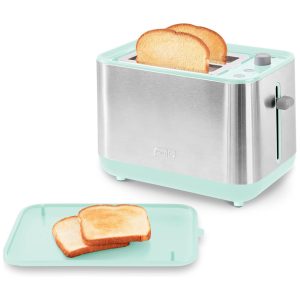 Torradeira Elétrica de 2 Fatias com 6 Níveis de Tostagem 110v DASH DST200GBAQ04 Verde