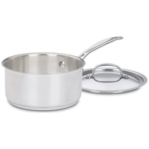 Panela com Tampa 2 Litros em Aço Inoxidável Cuisinart 719 18 Chefs