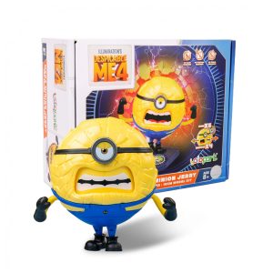 Minion Jerry  com 11 cm de Altura Corpo Giratório de 360° e 3 Expressões Faciais Mutáveis para Crianças Acima de 8 Anos YOLOPARK