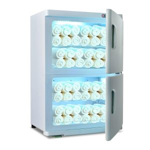 Aquecedor de Toalhas BYOOTIQUE com Capacidade Extra Grande de 46L e Máquina Dupla de Aquecimento. AW