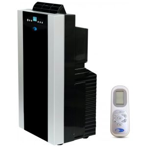 Ar Condicionado Portátil 14.000 BTU Aquecedor com Desumidificador de Duas Mangueiras da Whynter para Ambientes de até 46m²