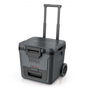 Caixa Térmica com Rodas Ninja FrostVault 28 L Cinza escuro Gaveta Dry Zone Isolada