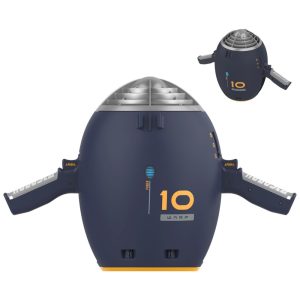 Scooter Subaquática Propulsor de Mergulho com 2 Velocidades e Câmera de Ação para Adultos YOUGYM Azul