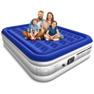 Colchão de Ar Queen com Bomba Integrada - Conforto Real e Luxuoso - 203x152x41cm - Ideal para Visitas e RelaxamentoXsleep