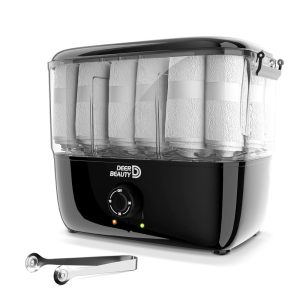 Vaporizador de toalhas - Aquecedor de toalhas quentes 600 W Aquecedor de toalhas úmidas de mesa. Suporta até 18