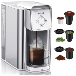 Máquina de Café Expresso 1.4L 3 em 1 110V 1150W SIFENE Branca