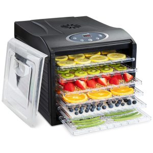 Desidratador de Alimentos 6 Bandejas Digital 110v IVATION IV FD60RB Preto