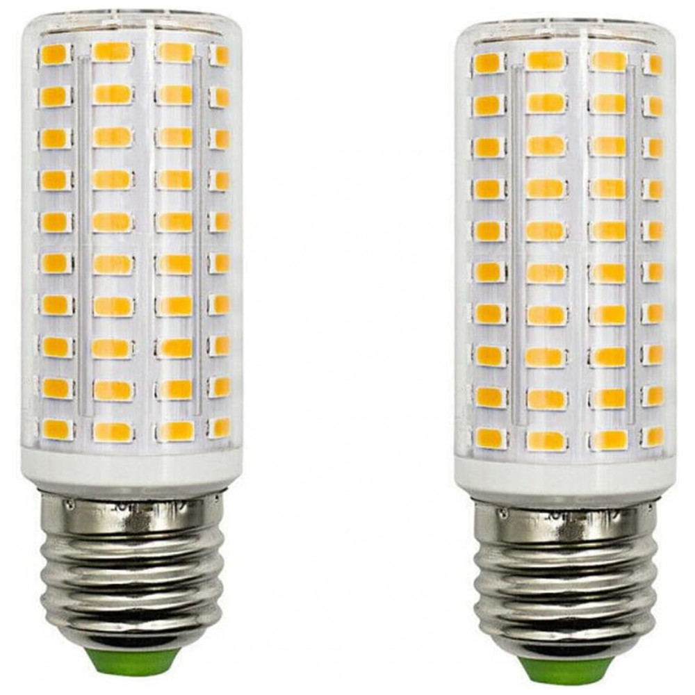 Kit 2 Lâmpadas LED Milho E27 20W 3000K Branco Quente, 110 LEDs,Equivalente 150-200W,Iluminação Econômica e Potente para Ambientes internos,K JINGKELAI
