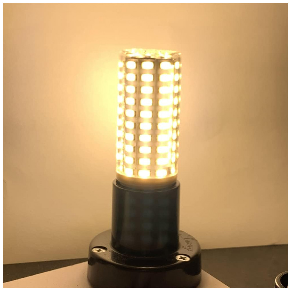 Kit 2 Lâmpadas LED Milho E27 20W 3000K Branco Quente, 110 LEDs,Equivalente 150-200W,Iluminação Econômica e Potente para Ambientes internos,K JINGKELAI - Imagem 6