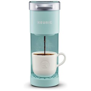 Mini Máquina de Café Expresso de Dose Única 110V 1500W Keurig K Azul Oasis