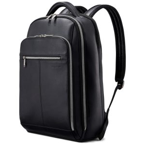 Mochila Clássica de Couro para Laptop SAMSONITE 126037 1041 Preto