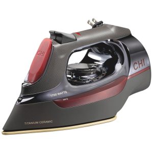 Ferro a Vapor com 1700W 8 Cordões Retráteis e Desligamento Automático de 3 Vias Ideal para Passar Roupas com Eficiência e Praticidade.