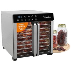 Desidratador Excalibur Food 8 Bandejas para Jerky Frutas Vegetais Ervas Petiscos para Animais
