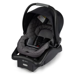 Cadeira de Bebe para Carro com Instalação Rápida e Fácil e Proteção de Impacto Lateral Safety 1st onBoard Preto e Cinza