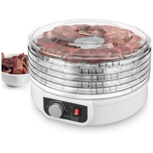 Desidratador de Alimentos 5 Bandejas e Transparente 110v NUTRICHEF PKFD12 Branco
