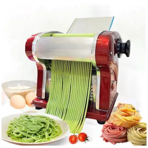 Máquina Elétrica de Fazer Macarrão Lâmina Embutida de 25 mm Largura da Massa 14 cm Espessura Ajustável de 034 mm SHILINTONG
