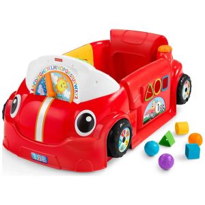 Carrinho de Atividades Divertidas com Músicas Educativas e Luzes para Bebês a Partir de 6 Meses Fisher-Price Vermelho