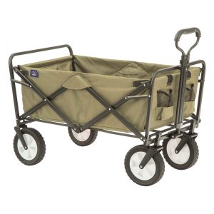 Carrinho Dobrável para Camping e Jardim Capacidade 70kg MAC SPORTS Verde