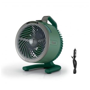 Ventilador portátil com névoa Shark FlexBreeze HydroGo Spruce 5 velocidades 2 modos extras uso interno e externo carregador veicular 110V