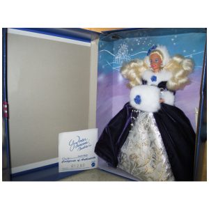 Boneca colecionável Barbie Winter Princess Bride edição limitada com vestido de noiva de inverno - ano 1993