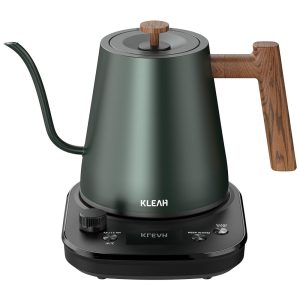 Chaleira Elétrica 08L com Controle de Temperatura e Desligamento Automático 110V 1200W KLEAH Verde