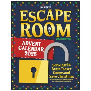 Calendário do Advento Escape Room: Resolva 24 Jogos de Quebra-Cabeça e Salve o Natal. Uma Atividade Divertida para Toda a Família. Jollkees