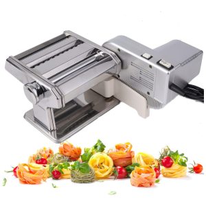Máquina de Macarrão Elétrica Aço Inox 70W 2 Velocidades 110v SHULE 8541978596 Prateado