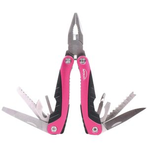 Alicate Multifuncional 14 em 1 Aço APOLLO TOOLS DT5015P Rosa