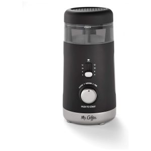 Moedor de Café Elétrico Portátil Ajustável com 5 Configurações de Moagem 110V Mr Coffee Preto
