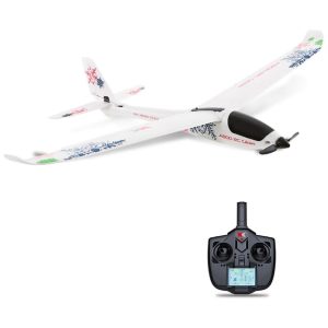 Avião de Controle Remoto com Modo 3D 6G para Crianças e Adultos GoolRC XK A800 RC Airplane Branco