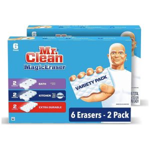 Esponja Mágica Extra Durável para Sapatos Banheiro e Chuveiro 12 UN Mr. Clean