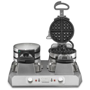 Máquina de Waffle Dupla 8 Fatias Aço Inoxidável 110v WARING WW300BX