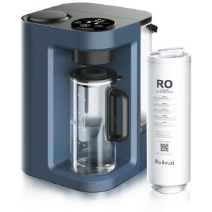 Filtro de Água de Bancada sem Instalação 12L com Osmose Reversa de 5 Estágios de Purificação 110V Bluevua Azul