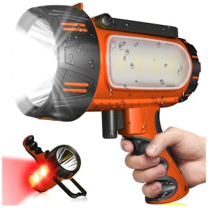 Lanterna Recarregável Super Brilhante 2025 Lanterna de Mão com Alta Luminosidade Luz de Foco de Grande Capacidade para Uso Externo CHRMJERN