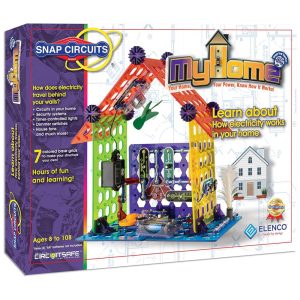 Snap Circuits Elenco My Home – Kit Educacional de Eletrônica para Crianças a Partir de 8 Anos