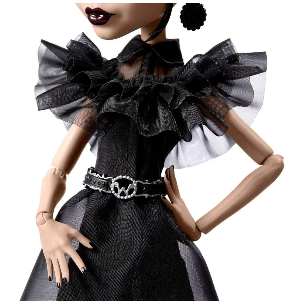 Boneca Monster High Rave'N Wednesday Doll HXJ03 – Coleção Monster High x Wednesday - Imagem 3
