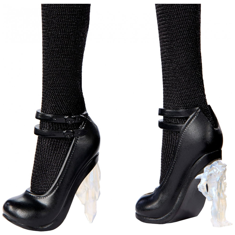 Boneca Monster High Rave'N Wednesday Doll HXJ03 – Coleção Monster High x Wednesday - Imagem 4