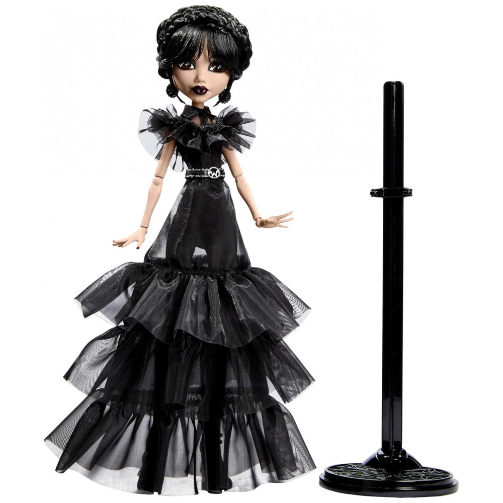 Boneca Monster High Rave'N Wednesday Doll HXJ03 – Coleção Monster High x Wednesday - Imagem 5