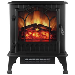 Lareira Elétrica Portátil com Chamas Realista 3D e Proteção Contra Superaquecimento 110V 1500W AIRMATE Preta