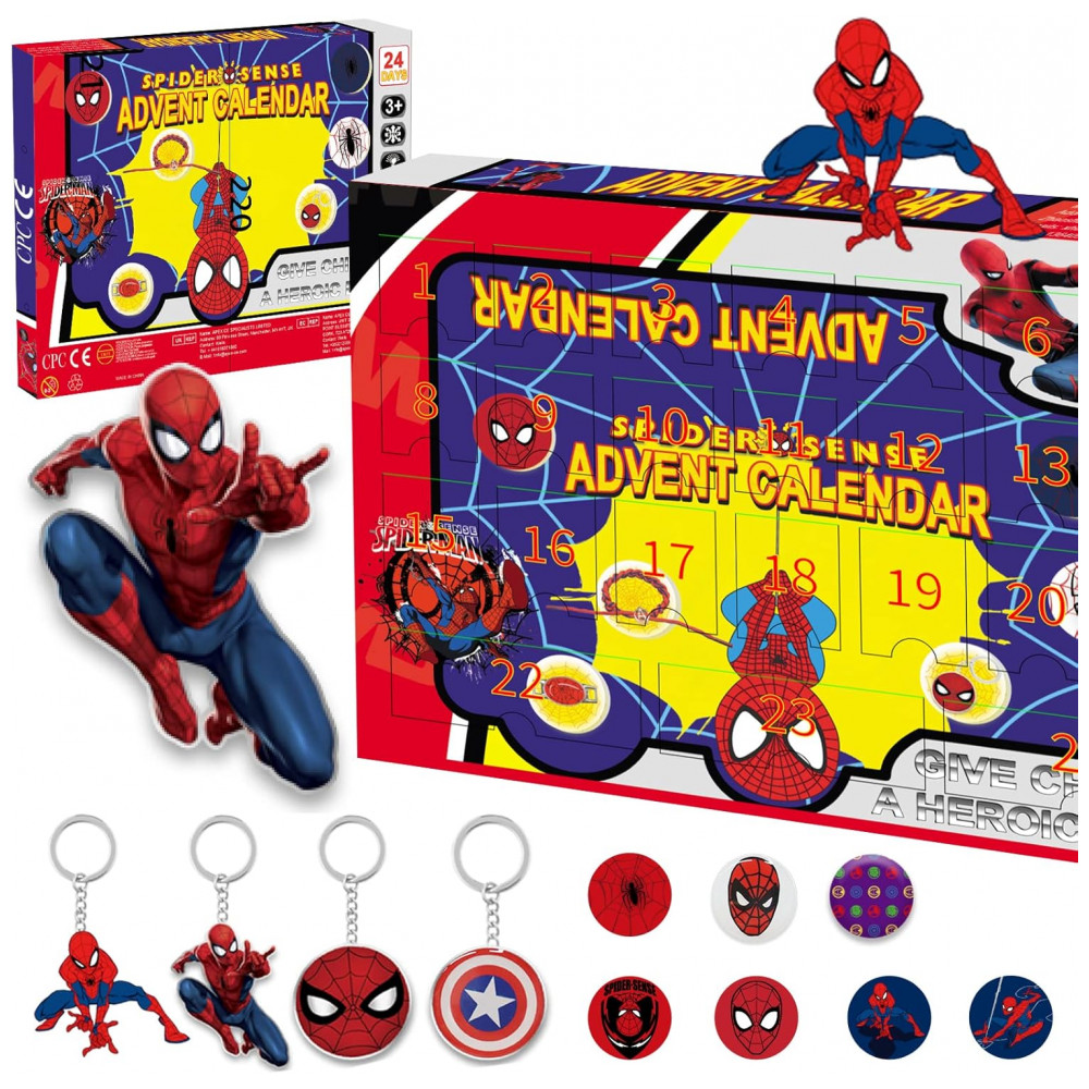 Calendário do Advento de Natal 2025 SWIND com 24 Presentes Únicos para Meninas e Meninos - Encanto DIY para Pulseira Chaveiro e Broche