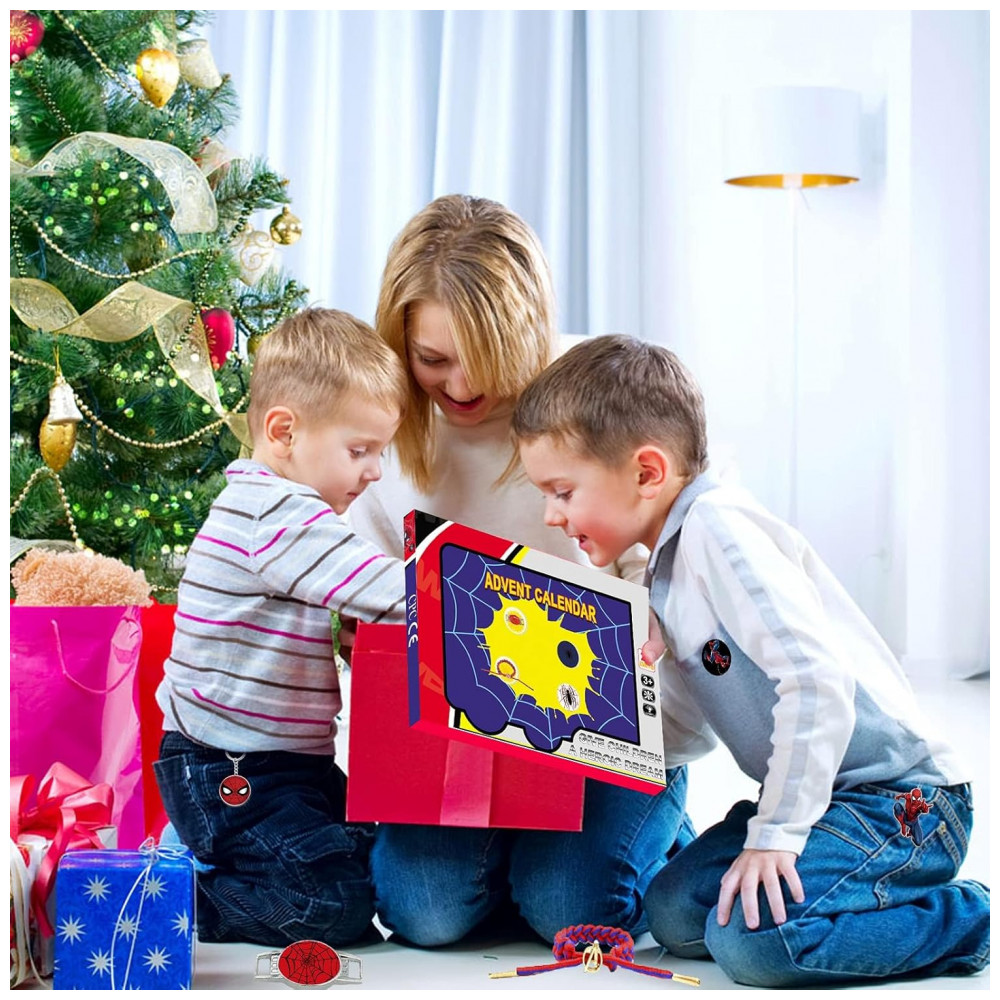 Calendário do Advento de Natal 2025 SWIND com 24 Presentes Únicos para Meninas e Meninos - Encanto DIY para Pulseira Chaveiro e Broche - Imagem 7