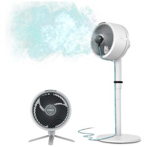 Ventilador Oscilante Portátil com Névoa Controle Remoto para Uso interno e Externo 110V SharkNinja Shark FlexBreeze Branco