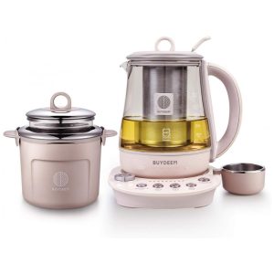 Chaleira Elétrica 15 Litros 9 em 1 com Panela de Fermentação Programável BUYDEEM K2693 110V 1000W Rosa